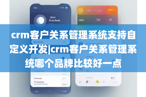 crm客户关系管理系统支持自定义开发|crm客户关系管理系统哪个品牌比较好一点
